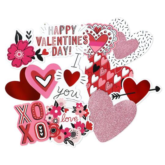 Valentine's Day Floral Die Cut Stickers by Recollections™